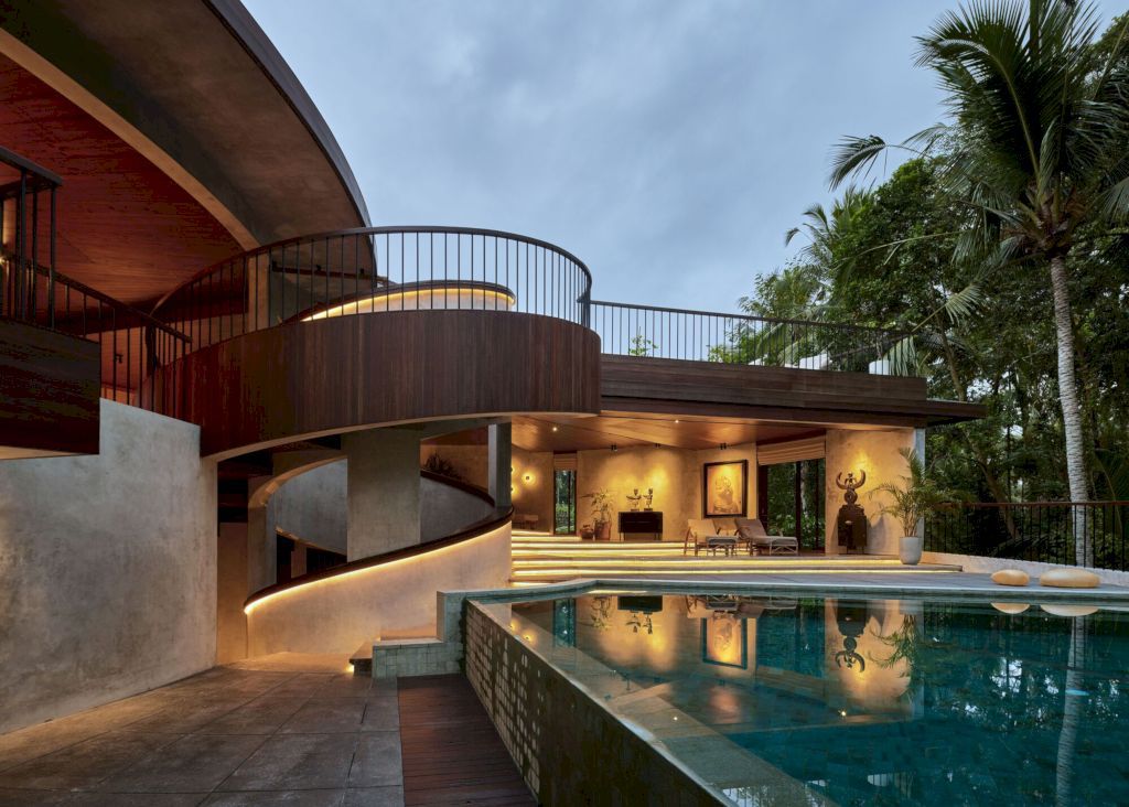 The Loop Residence, spiraled architectural Marvel in Bali by Alexis Dornier