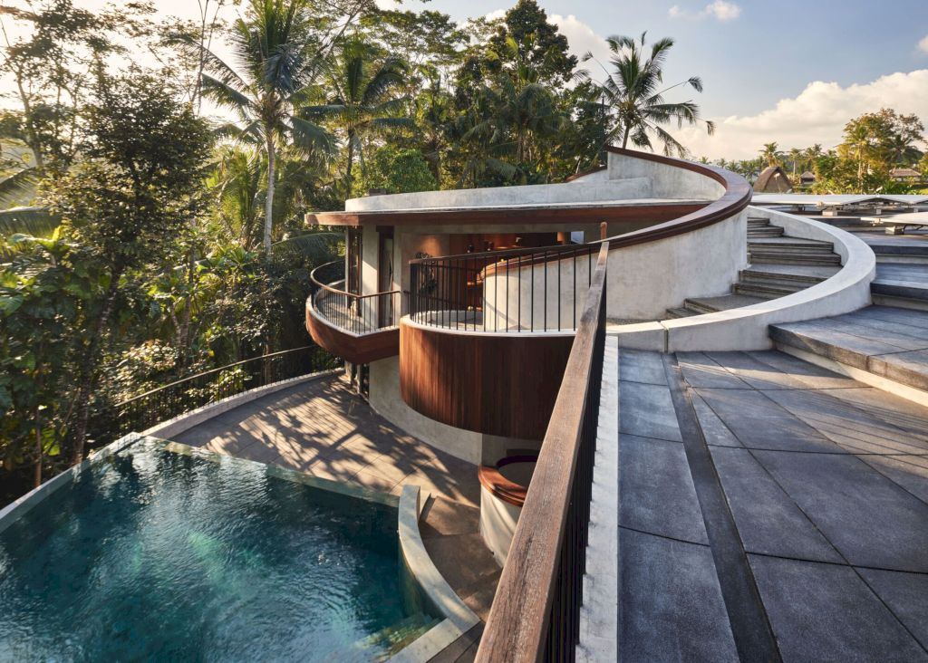 The Loop Residence, spiraled architectural Marvel in Bali by Alexis Dornier