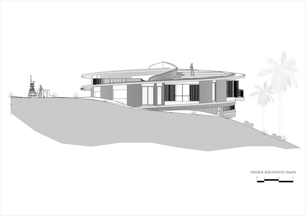 The Loop Residence, spiraled architectural Marvel in Bali by Alexis Dornier