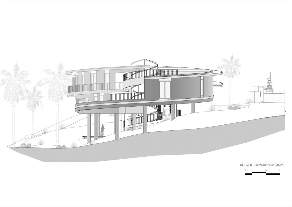 The Loop Residence, spiraled architectural Marvel in Bali by Alexis Dornier