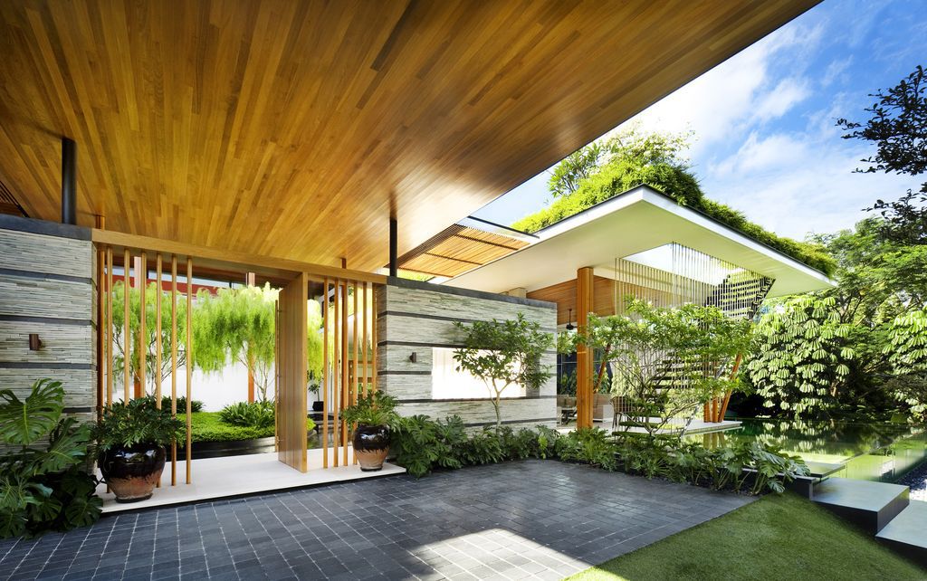 Willow House, Tropical Oasis Integrates Nature and Play by Guz Architects