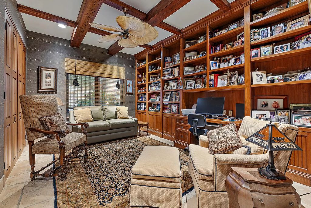 Discover the epitome of refined living at 2929 Marys Way, a Moroccan-inspired waterfront sanctuary in Palm Beach Gardens, Florida. This 5-bed, 9-bath home, remodeled in 2018, boasts 7,175 square feet of meticulously crafted living space on a sprawling 0.68-acre lot.