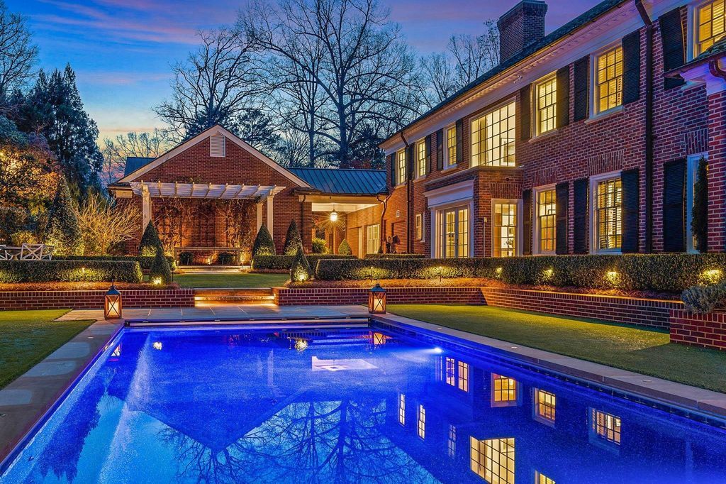 1947 Georgian Revival Masterpiece The Heavner Williams Home in North Carolina Listed at 2.49 Million 1