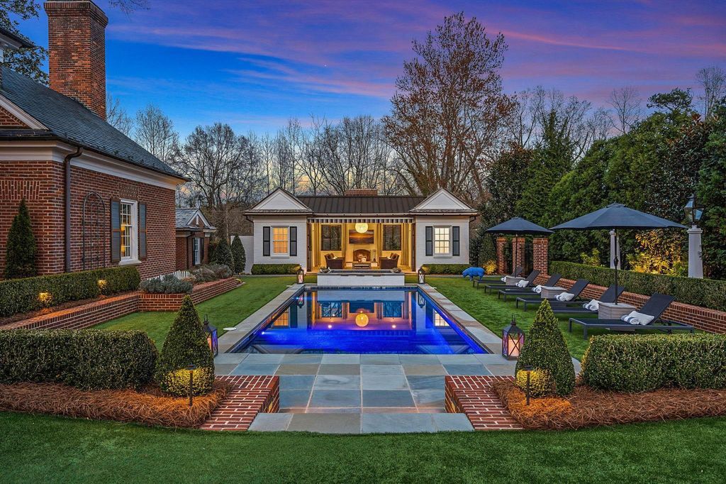 1947 Georgian Revival Masterpiece The Heavner Williams Home in North Carolina Listed at 2.49 Million 2