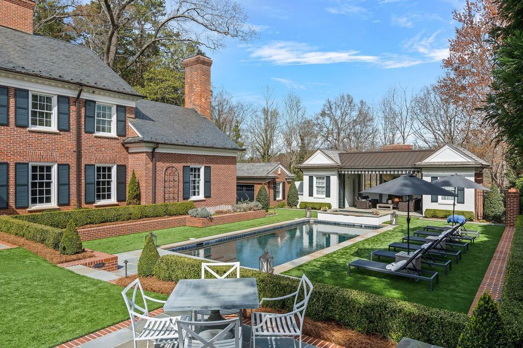 1947 Georgian Revival Masterpiece The Heavner Williams Home in North Carolina Listed at 2.49 Million 36