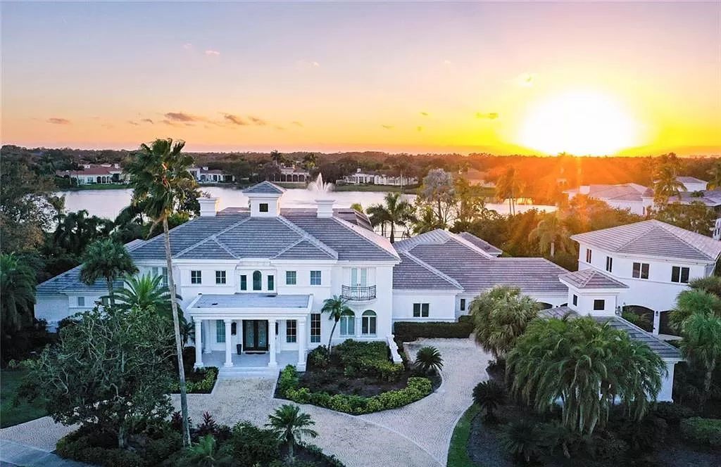 Welcome to Sunspray Estate, an exquisite 5-bedroom masterpiece nestled along the shores of a secluded spring-fed lake in Naples, Florida.