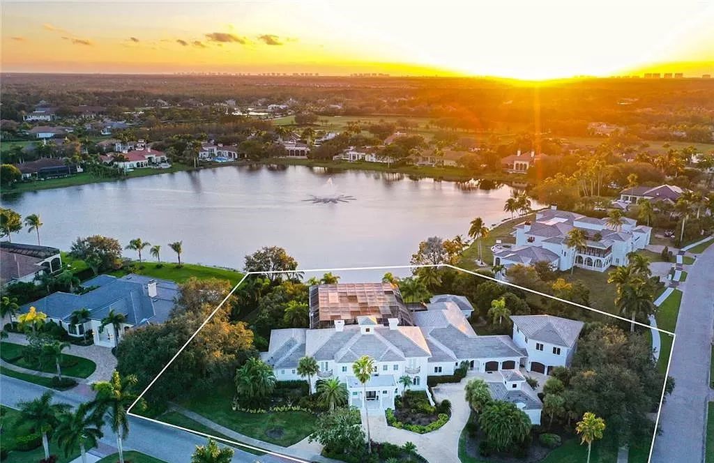 Welcome to Sunspray Estate, an exquisite 5-bedroom masterpiece nestled along the shores of a secluded spring-fed lake in Naples, Florida.