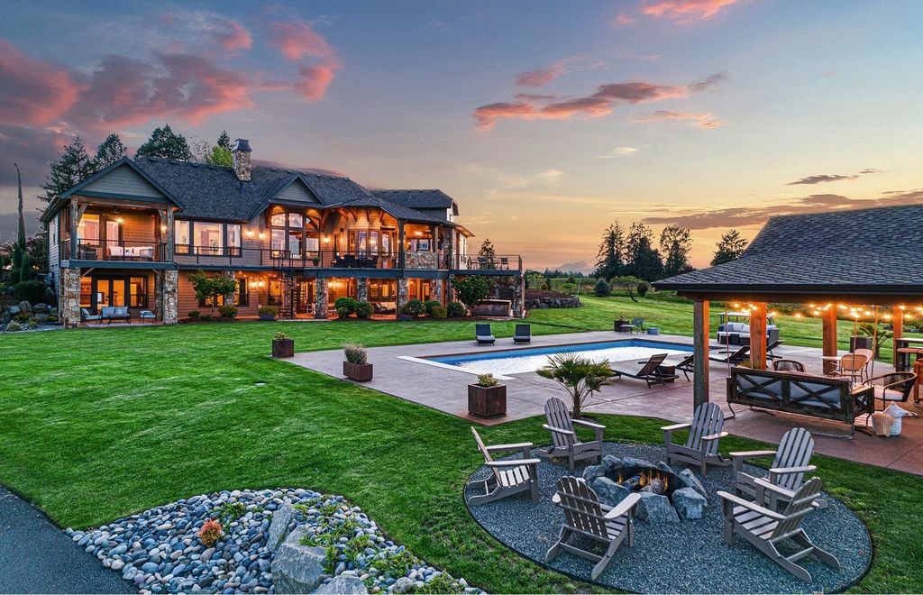 A Majestic Timber Framed Estate Offering Unobstructed Panoramic Views Priced at 5.75 Million 1