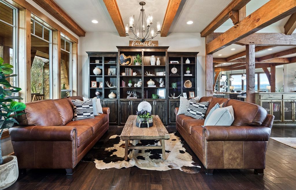 A Majestic Timber Framed Estate Offering Unobstructed Panoramic Views Priced at 5.75 Million 10