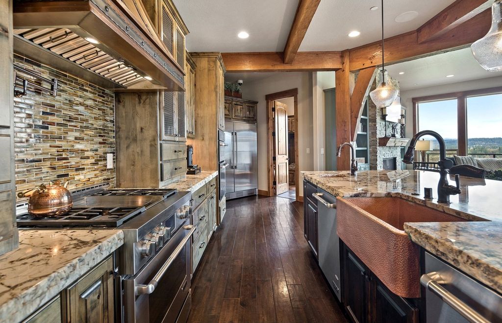 A Majestic Timber Framed Estate Offering Unobstructed Panoramic Views Priced at 5.75 Million 14