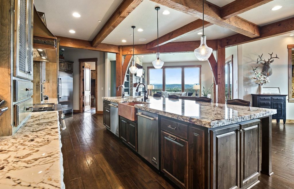 A Majestic Timber Framed Estate Offering Unobstructed Panoramic Views Priced at 5.75 Million 15