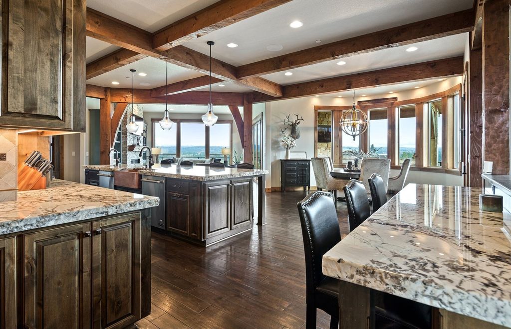 A Majestic Timber Framed Estate Offering Unobstructed Panoramic Views Priced at 5.75 Million 17