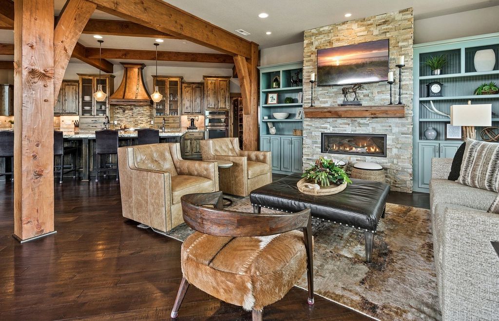 A Majestic Timber Framed Estate Offering Unobstructed Panoramic Views Priced at 5.75 Million 19