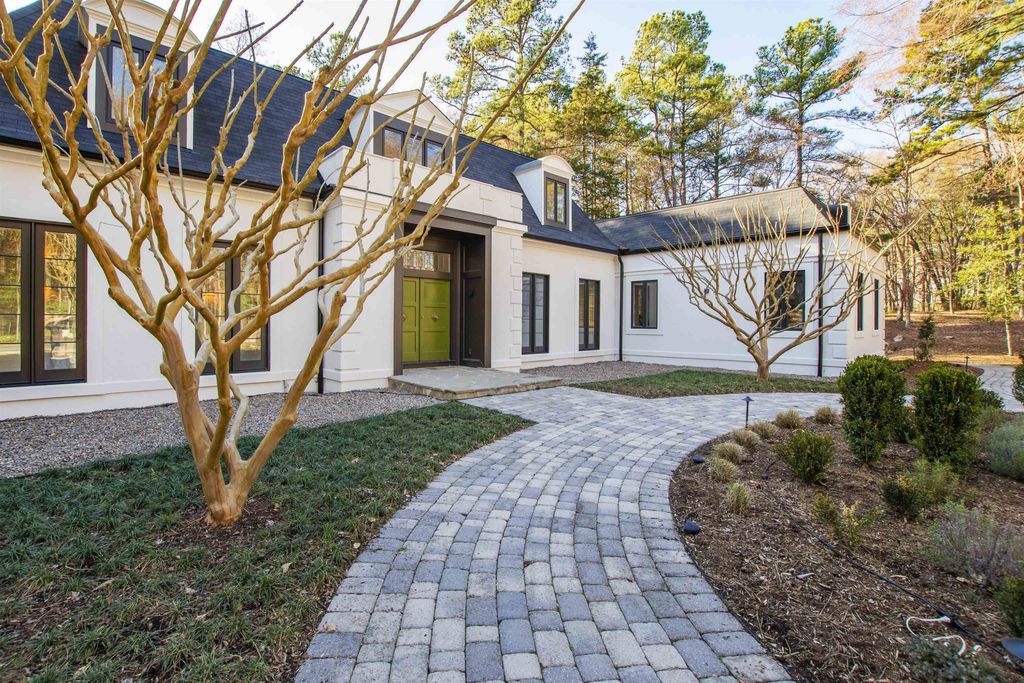 Chic Parisian Flair Meets Modern Sophistication in Chapel Hill Historic Home Listed at 3 3
