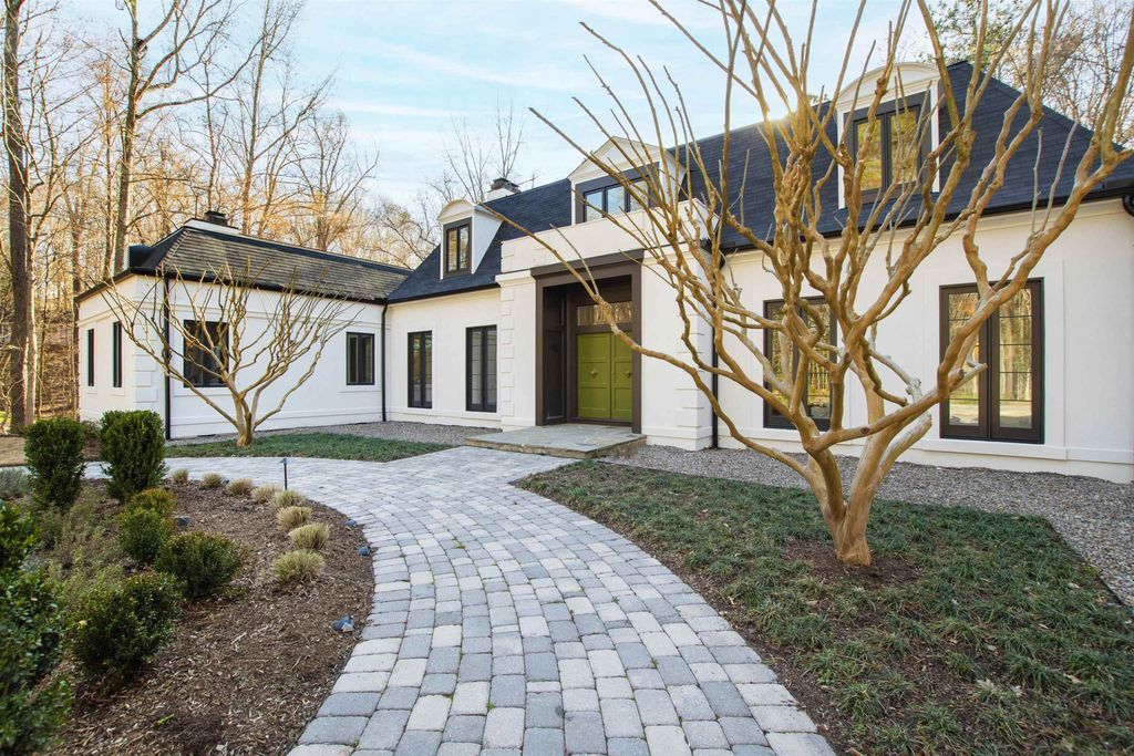 Chic Parisian Flair Meets Modern Sophistication in Chapel Hill Historic Home Listed at 3 4
