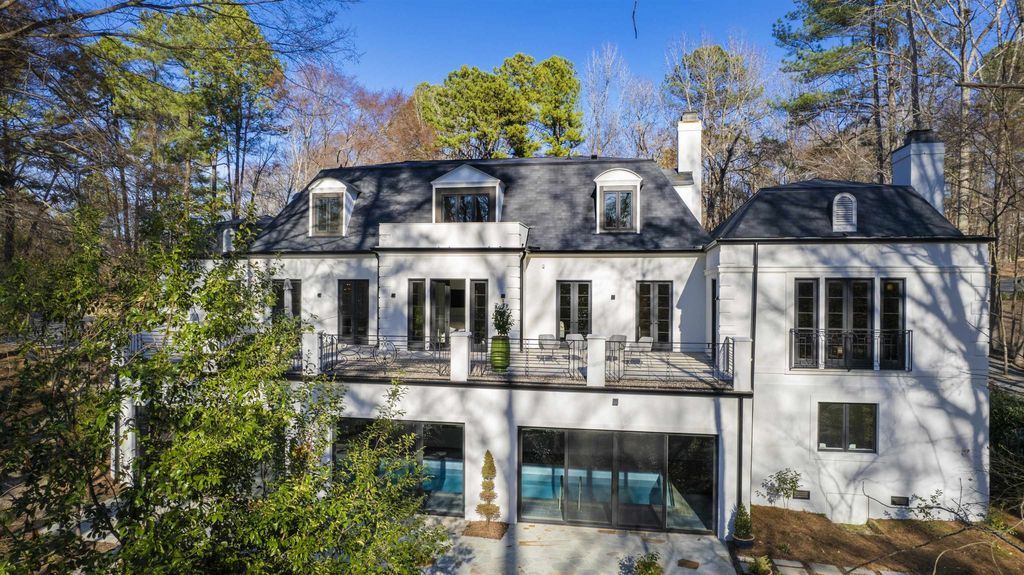 Chic Parisian Flair Meets Modern Sophistication in Chapel Hill Historic Home Listed at 3 6