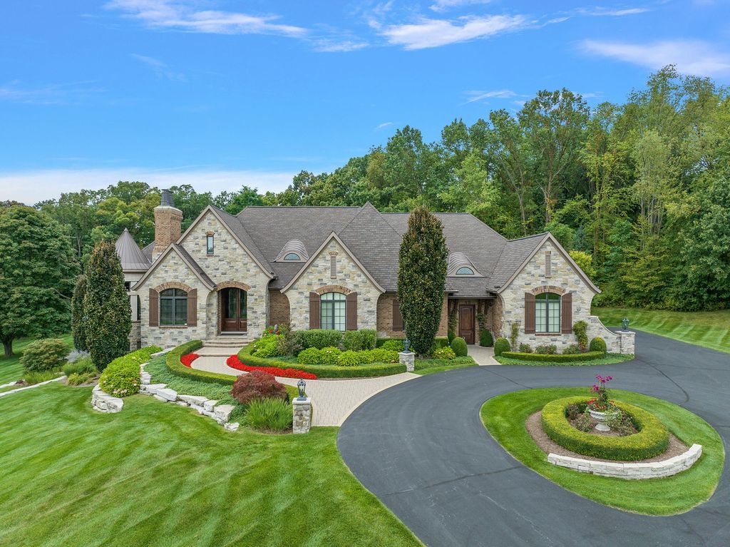 Custom Built 2.25 Million Ranch for Sale in Michigan Offers Luxury Living at Its Finest 2