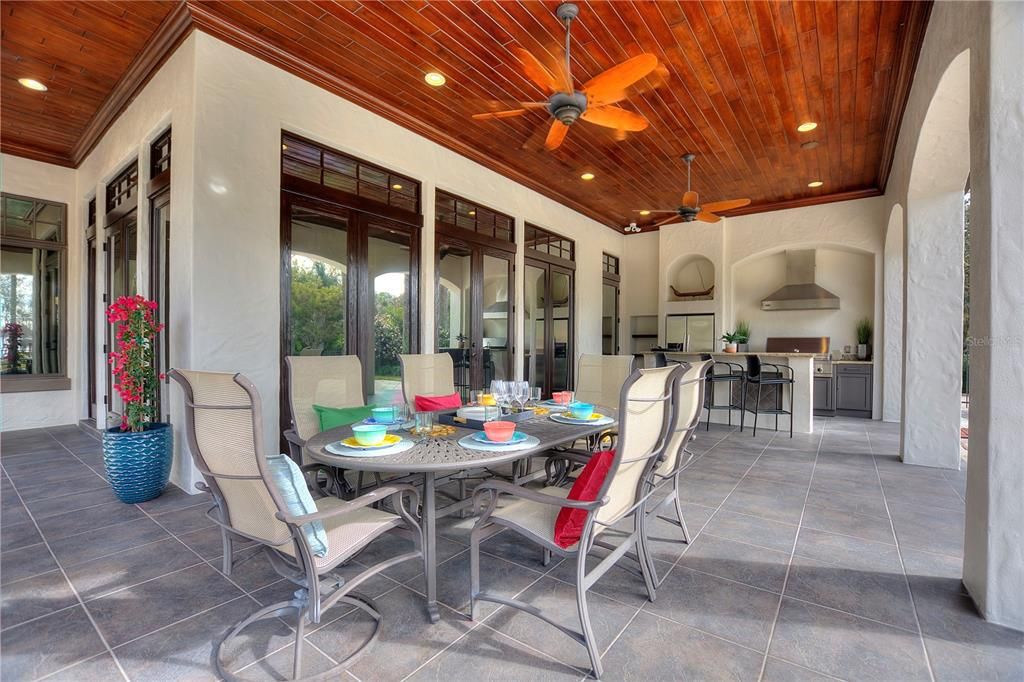 Named "Millionaires Cove," this Tudor Tuscan marvel blends Balinese and Indian influences. The gated community, housing only 29 residences, with 10 enjoying private lake access, ensures exclusive serenity.