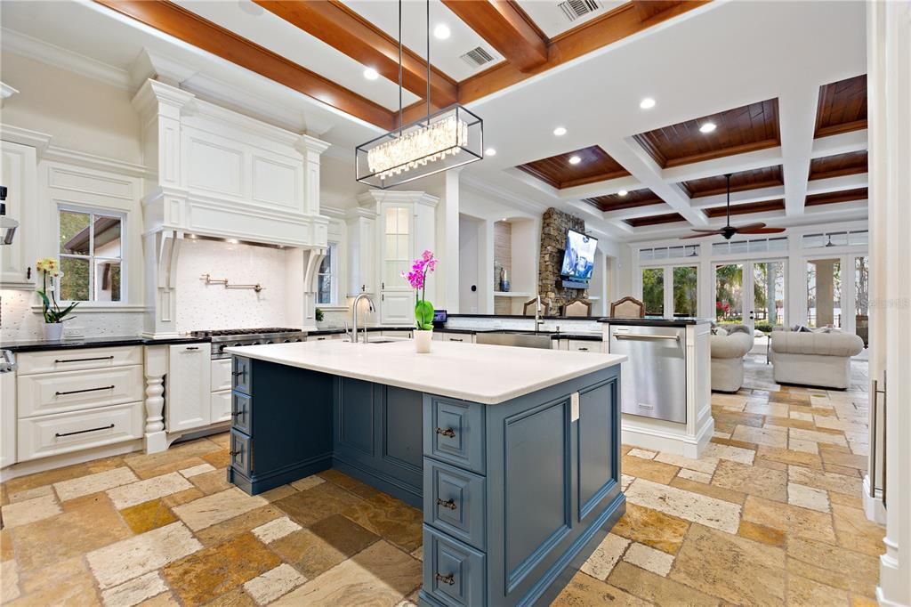 Named "Millionaires Cove," this Tudor Tuscan marvel blends Balinese and Indian influences. The gated community, housing only 29 residences, with 10 enjoying private lake access, ensures exclusive serenity.