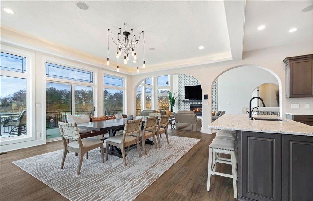 Mediterranean Style Retreat with Gentle Lakefront Ambiance Listed at 5.2 Million in Missouri 10