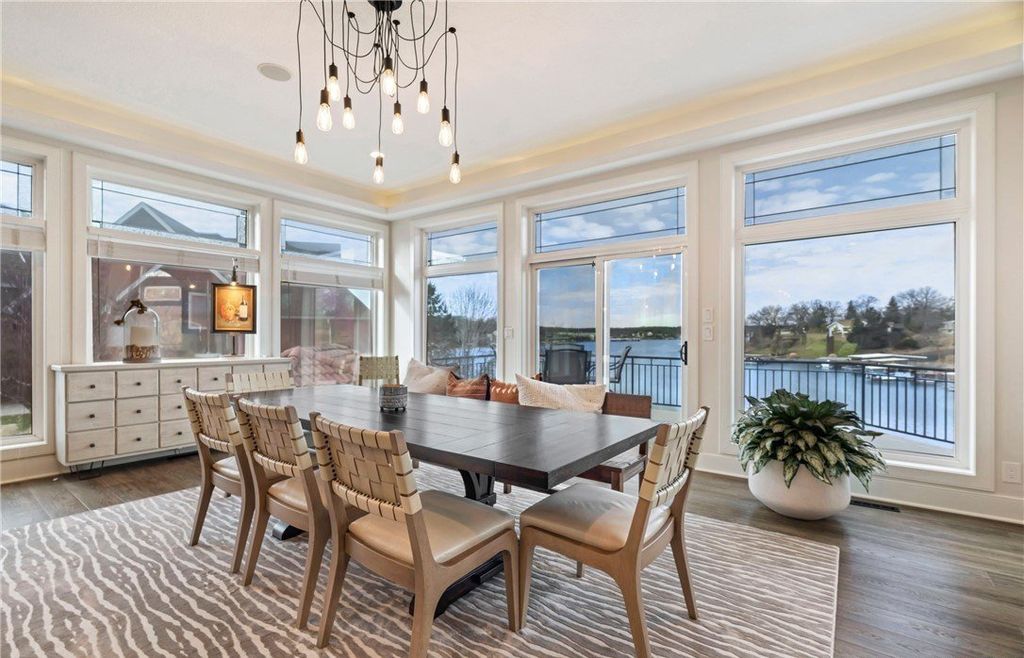 Mediterranean Style Retreat with Gentle Lakefront Ambiance Listed at 5.2 Million in Missouri 11