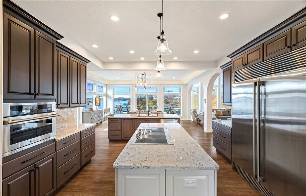 Mediterranean Style Retreat with Gentle Lakefront Ambiance Listed at 5.2 Million in Missouri 12