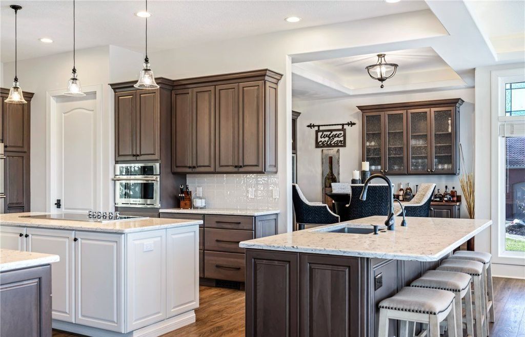 Mediterranean Style Retreat with Gentle Lakefront Ambiance Listed at 5.2 Million in Missouri 14