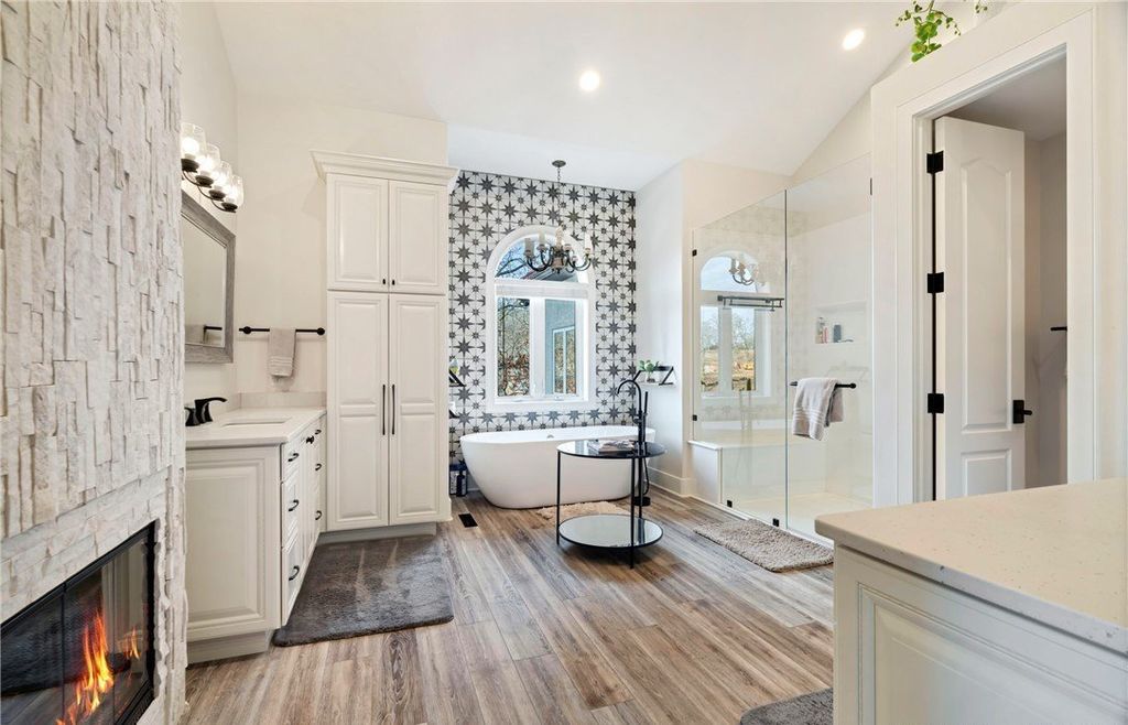 Mediterranean Style Retreat with Gentle Lakefront Ambiance Listed at 5.2 Million in Missouri 19