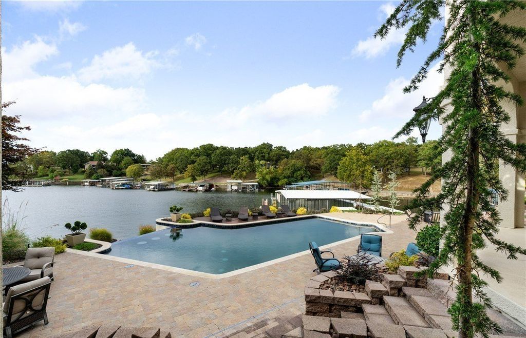 Mediterranean Style Retreat with Gentle Lakefront Ambiance Listed at 5.2 Million in Missouri 4