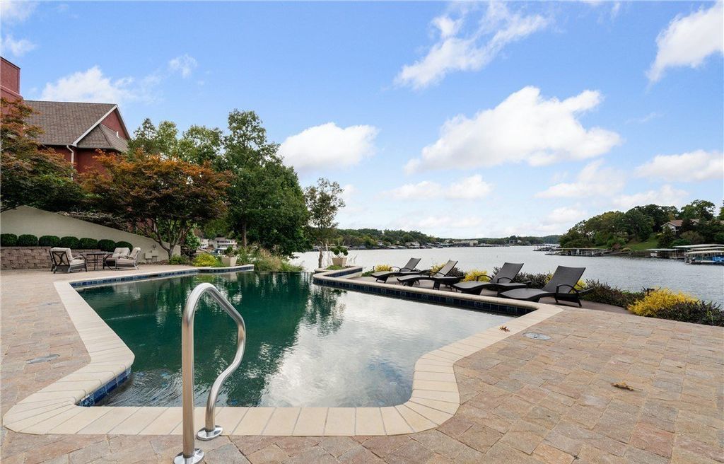 Mediterranean Style Retreat with Gentle Lakefront Ambiance Listed at 5.2 Million in Missouri 46