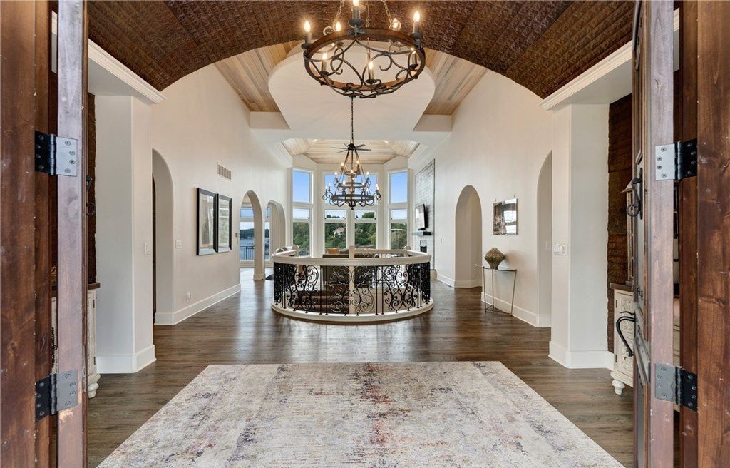 Mediterranean Style Retreat with Gentle Lakefront Ambiance Listed at 5.2 Million in Missouri 5