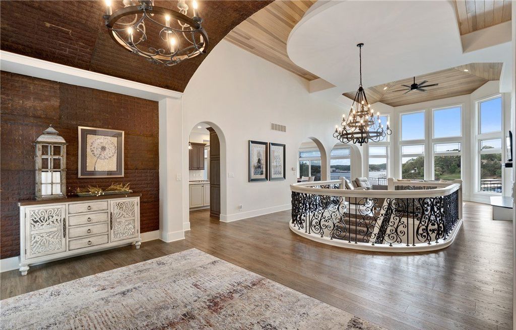 Mediterranean Style Retreat with Gentle Lakefront Ambiance Listed at 5.2 Million in Missouri 6
