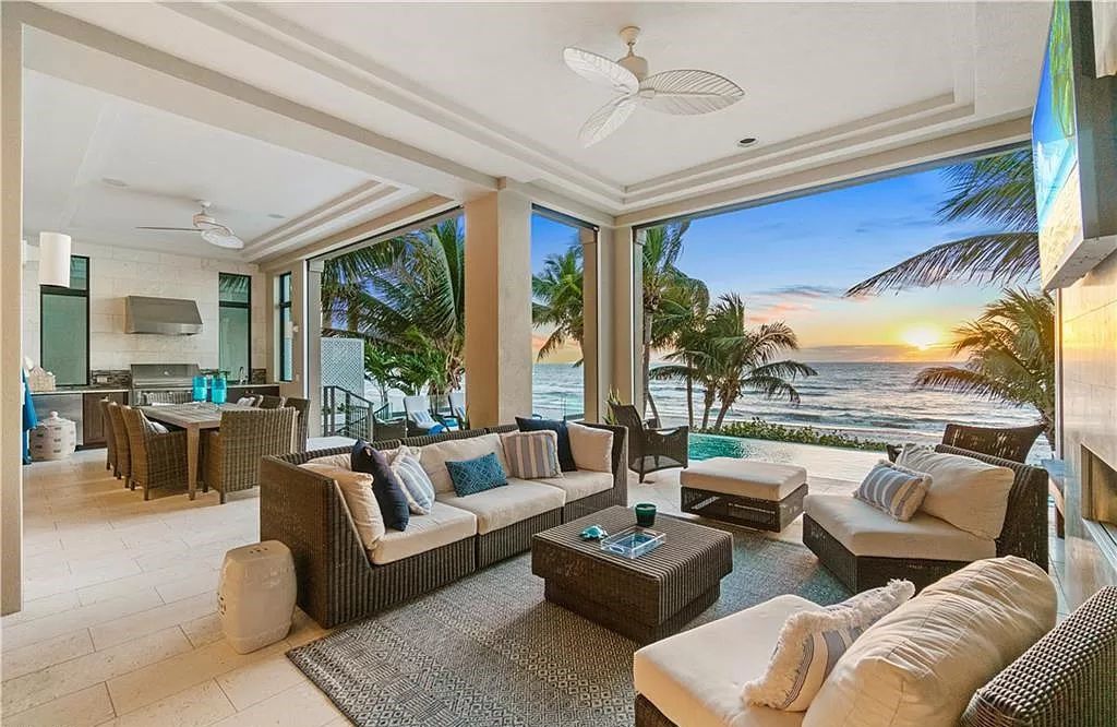 Welcome to 26854 Hickory Blvd, a 5-bed/5-bath beachfront masterpiece in Bonita Springs, FL. Built by Potter Homes and designed by Kukk Architects in 2017, this 4,647 square feet home boasts spectacular Gulf views from every floor.