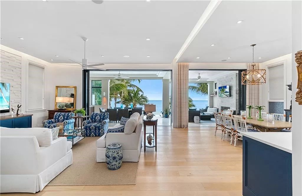 Welcome to 26854 Hickory Blvd, a 5-bed/5-bath beachfront masterpiece in Bonita Springs, FL. Built by Potter Homes and designed by Kukk Architects in 2017, this 4,647 square feet home boasts spectacular Gulf views from every floor.