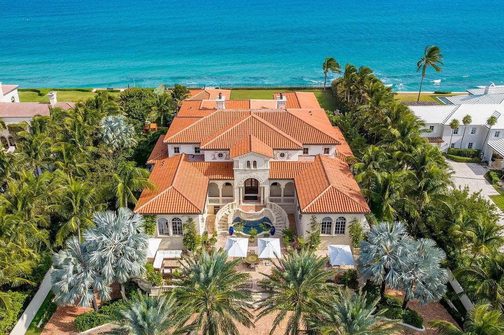 Built in 2010, this 1.61-acre estate features 150 feet +/- of both Ocean and Intracoastal frontage. With 9 bedrooms, 14 bathrooms, and 13,349 square feet of meticulously designed living space, this residence is a masterpiece of sophistication.