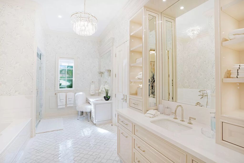Built in 2010, this 1.61-acre estate features 150 feet +/- of both Ocean and Intracoastal frontage. With 9 bedrooms, 14 bathrooms, and 13,349 square feet of meticulously designed living space, this residence is a masterpiece of sophistication.