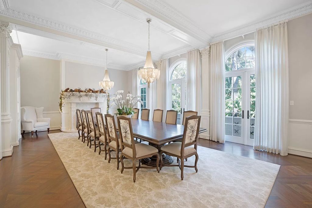 Built in 2010, this 1.61-acre estate features 150 feet +/- of both Ocean and Intracoastal frontage. With 9 bedrooms, 14 bathrooms, and 13,349 square feet of meticulously designed living space, this residence is a masterpiece of sophistication.