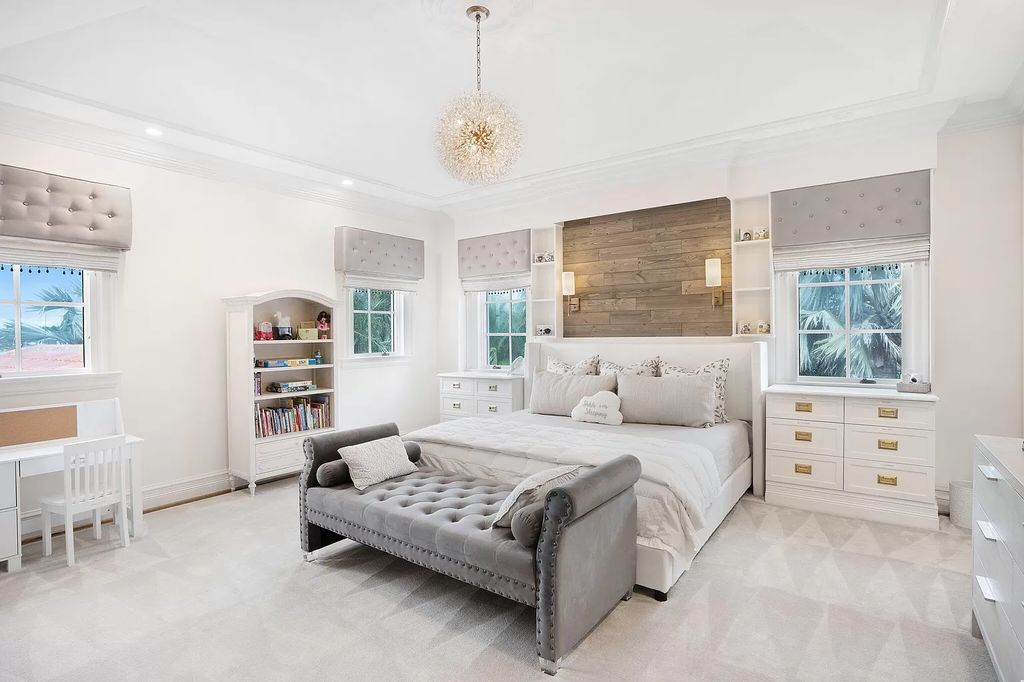Built in 2010, this 1.61-acre estate features 150 feet +/- of both Ocean and Intracoastal frontage. With 9 bedrooms, 14 bathrooms, and 13,349 square feet of meticulously designed living space, this residence is a masterpiece of sophistication.
