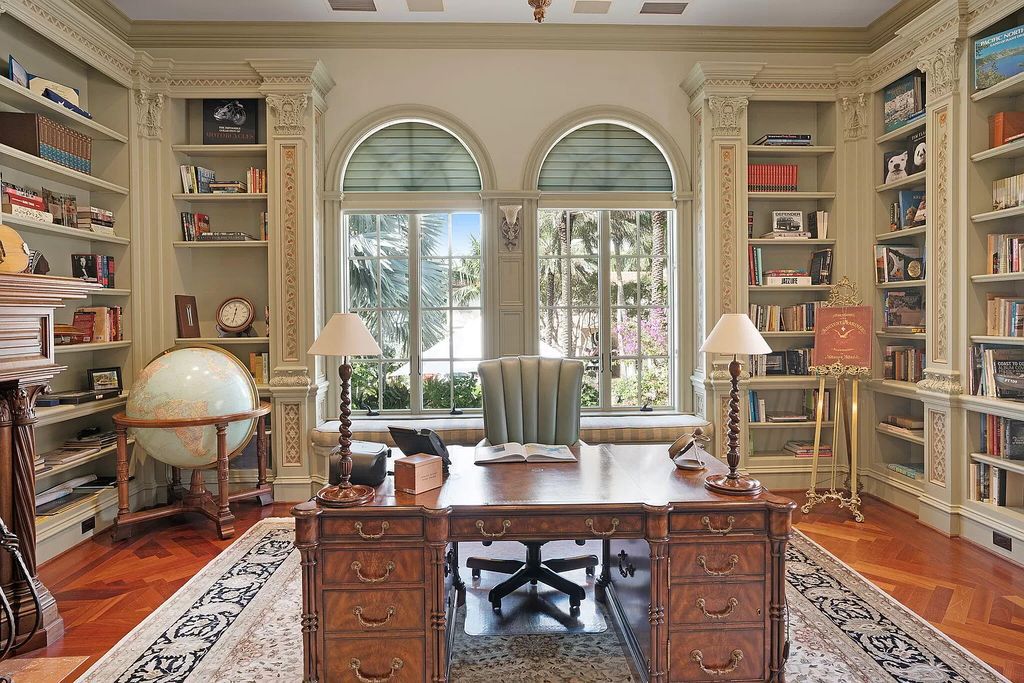 Built in 2010, this 1.61-acre estate features 150 feet +/- of both Ocean and Intracoastal frontage. With 9 bedrooms, 14 bathrooms, and 13,349 square feet of meticulously designed living space, this residence is a masterpiece of sophistication.