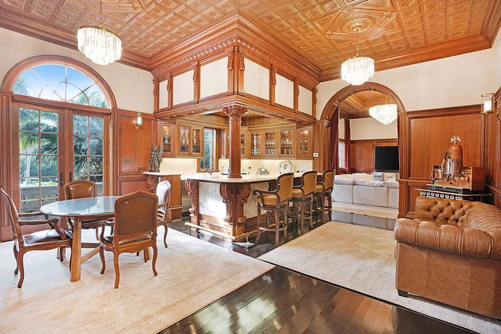 Built in 2010, this 1.61-acre estate features 150 feet +/- of both Ocean and Intracoastal frontage. With 9 bedrooms, 14 bathrooms, and 13,349 square feet of meticulously designed living space, this residence is a masterpiece of sophistication.