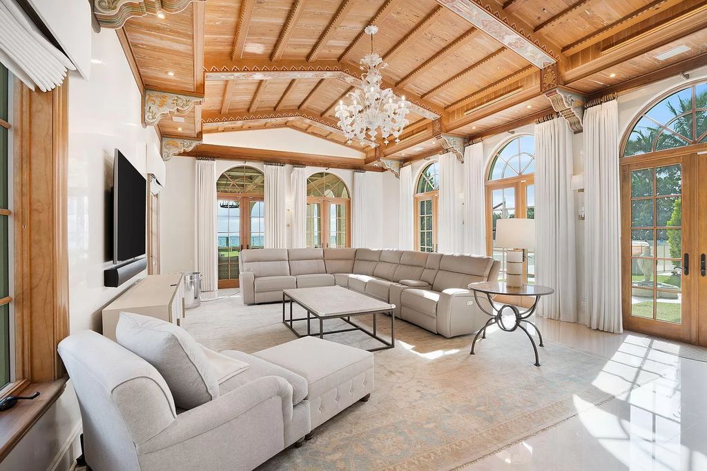 Built in 2010, this 1.61-acre estate features 150 feet +/- of both Ocean and Intracoastal frontage. With 9 bedrooms, 14 bathrooms, and 13,349 square feet of meticulously designed living space, this residence is a masterpiece of sophistication.