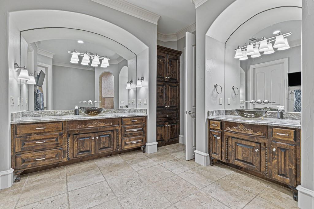 5297 South Farm 549 Home in Rockwall, Texas. Discover this exquisite 12.5-acre estate in Rockwall, boasting over 7100 sqft of luxury living space, 5 beds, 4.3 baths, and unparalleled amenities. Ideal for equestrian enthusiasts and car lovers alike, the property features a 3-stall horse barn, 5-car attached garages.