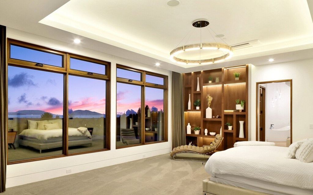 A Contemporary Masterpiece with Breathtaking Bay and Islands Panoramas Priced at 6.495 Million in Washington 12