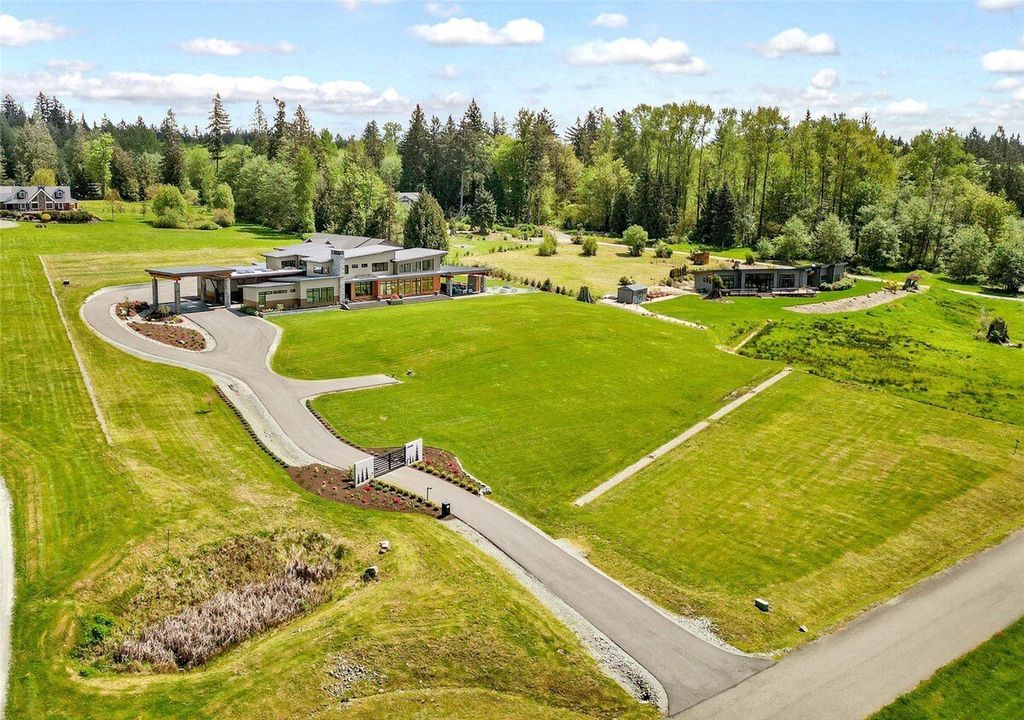 A Contemporary Masterpiece with Breathtaking Bay and Islands Panoramas Priced at 6.495 Million in Washington 22