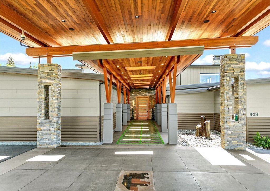 A Contemporary Masterpiece with Breathtaking Bay and Islands Panoramas Priced at 6.495 Million in Washington 23