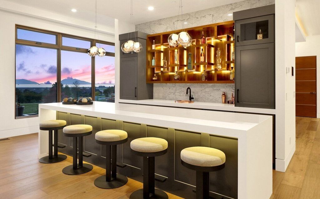 A Contemporary Masterpiece with Breathtaking Bay and Islands Panoramas Priced at 6.495 Million in Washington 3