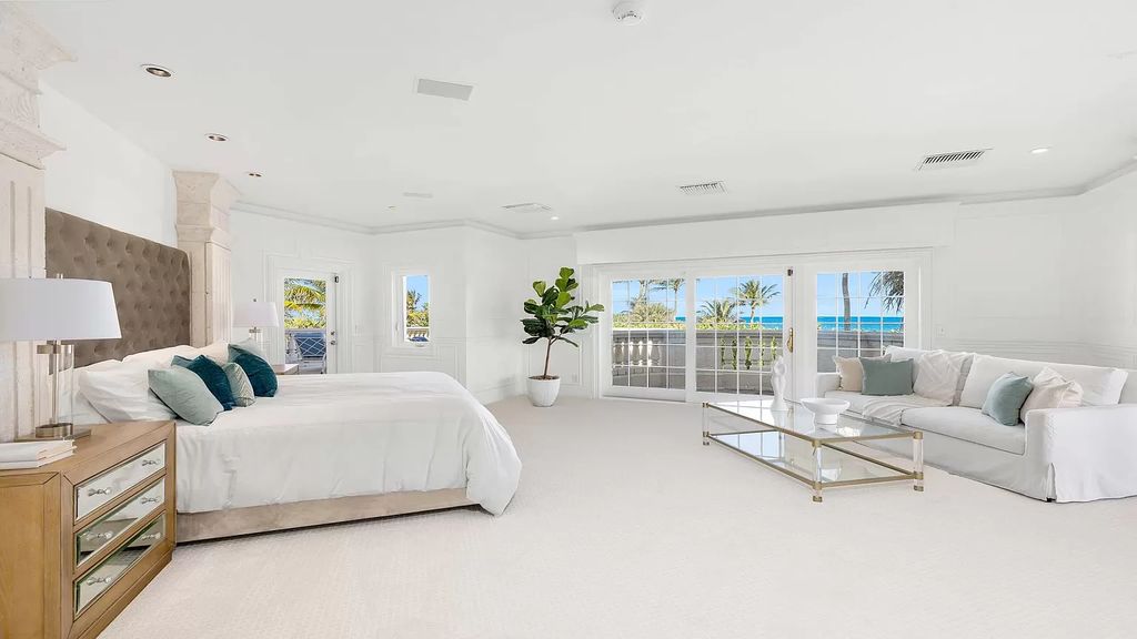 Discover an unparalleled opportunity in South Florida with this magnificent estate boasting nearly 4 acres of prime coastline, featuring 350 feet of direct Intracoastal waterfrontage and an additional 350 feet of direct oceanfrontage.
