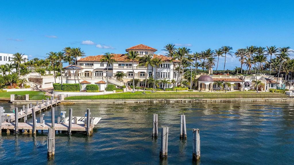Discover an unparalleled opportunity in South Florida with this magnificent estate boasting nearly 4 acres of prime coastline, featuring 350 feet of direct Intracoastal waterfrontage and an additional 350 feet of direct oceanfrontage.