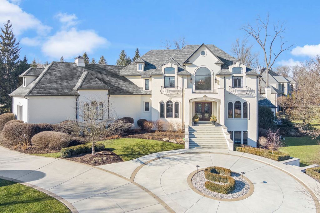 Lakeside Luxury Indiana Estate Boasting Grand Double Height Foyer Offered at 2499999 1