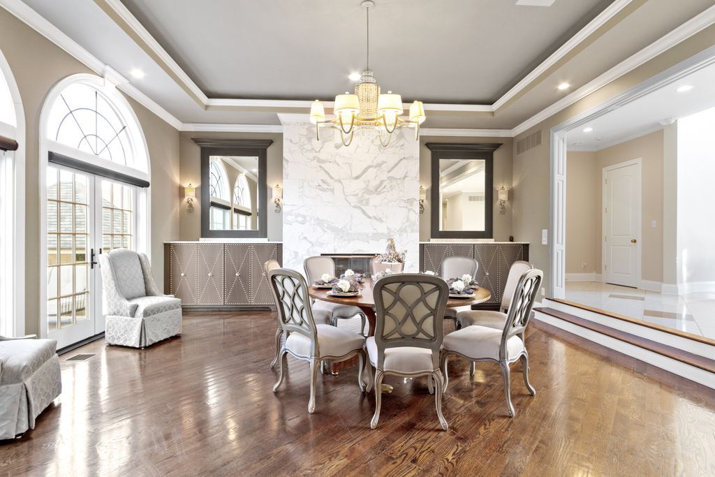 Lakeside Luxury Indiana Estate Boasting Grand Double Height Foyer Offered at 2499999 12